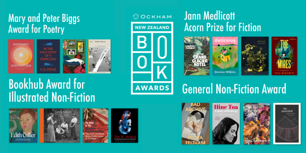 Book covers of shortlisted titles