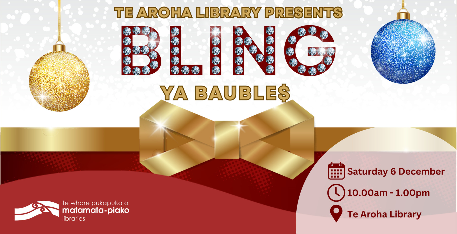 Bling Ya Baubles at Te Aroha Library