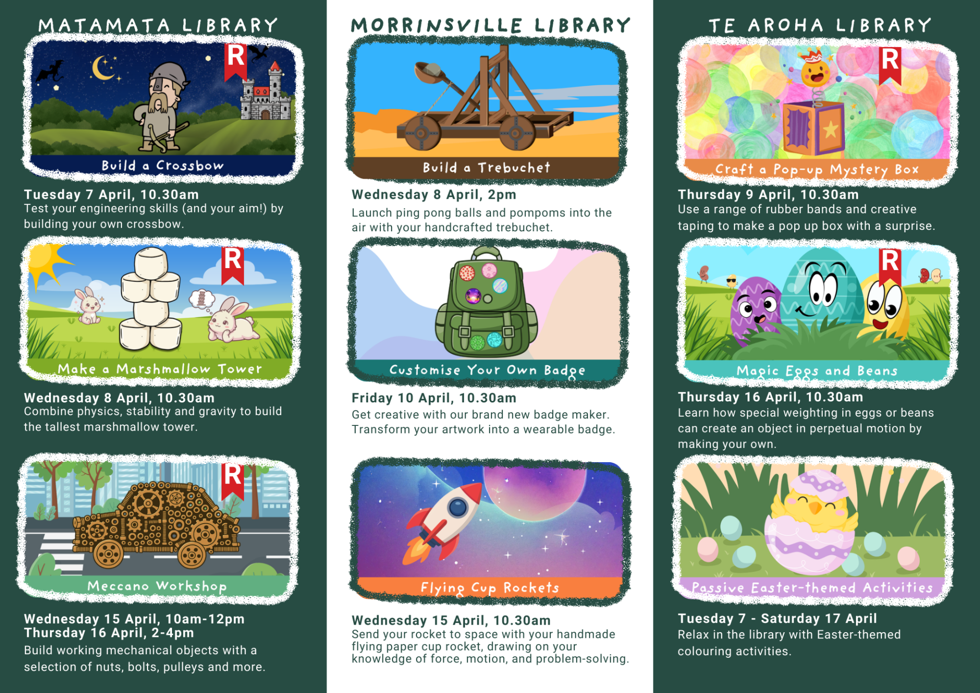 april school holiday programme